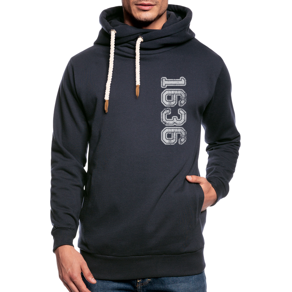 1636 Shawl Collar Hoodie - navy