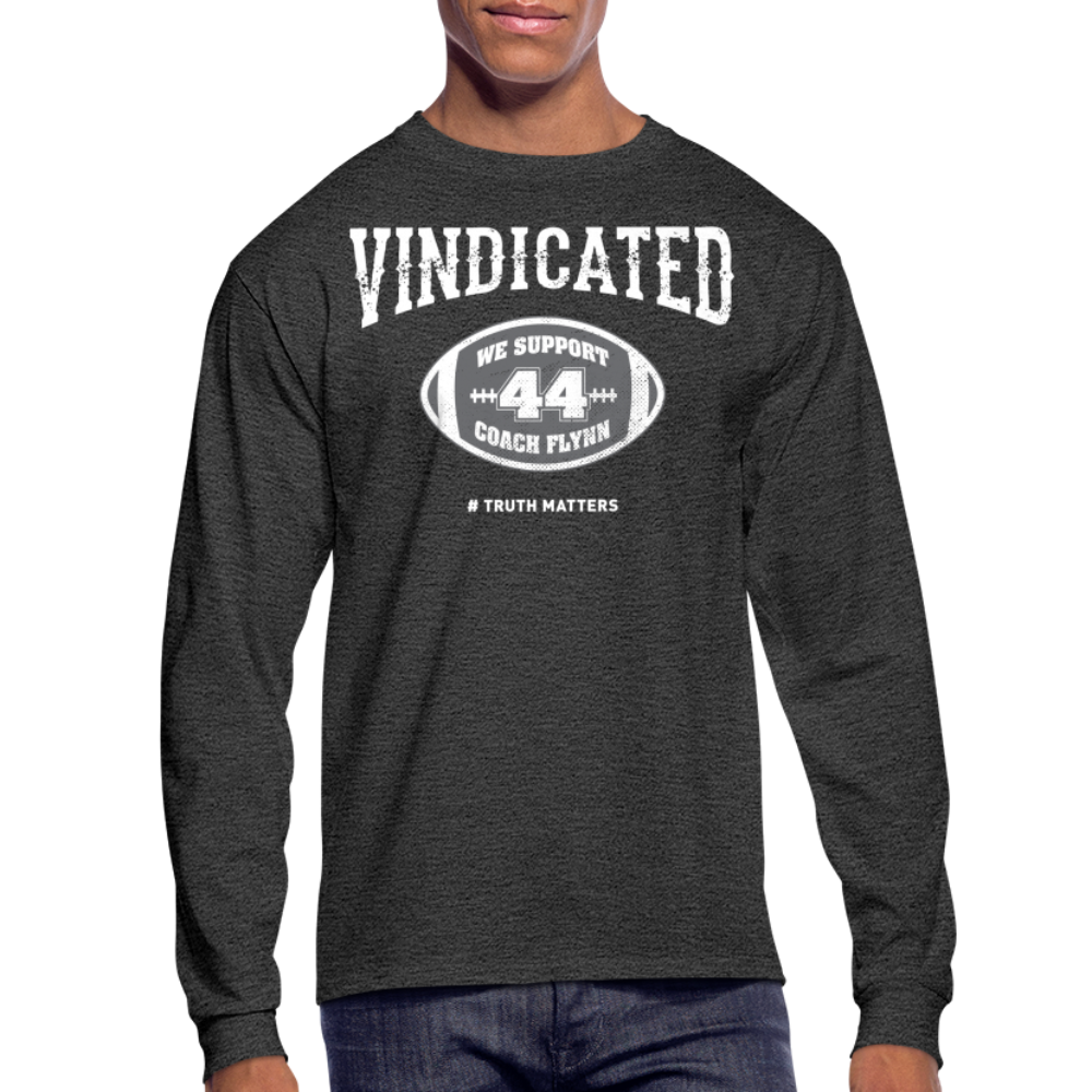 Coach Flynn Vindicated Long Sleeve Tee - heather black