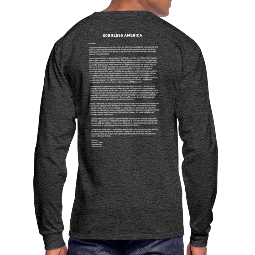 Coach Flynn Vindicated Long Sleeve Tee - heather black