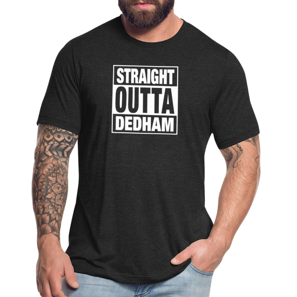 Straight Outta Dedham Tee - heather black